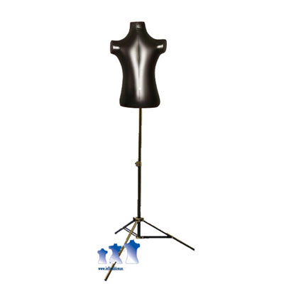 Inflatable Child Torso, with MS12 Stand, Black